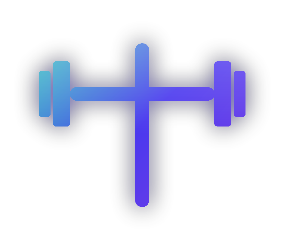 Hardwon cross-barbell emblem